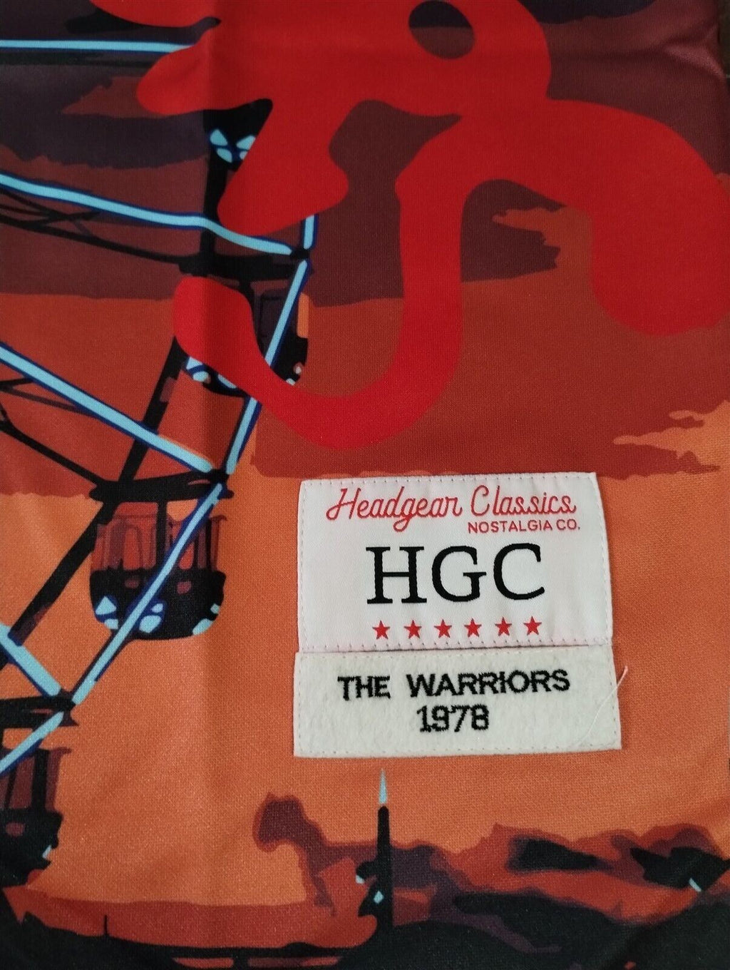 THE WARRIORS Ferris Wheel Headgear Classics Basketball Jersey ~Never Worn~S L XL