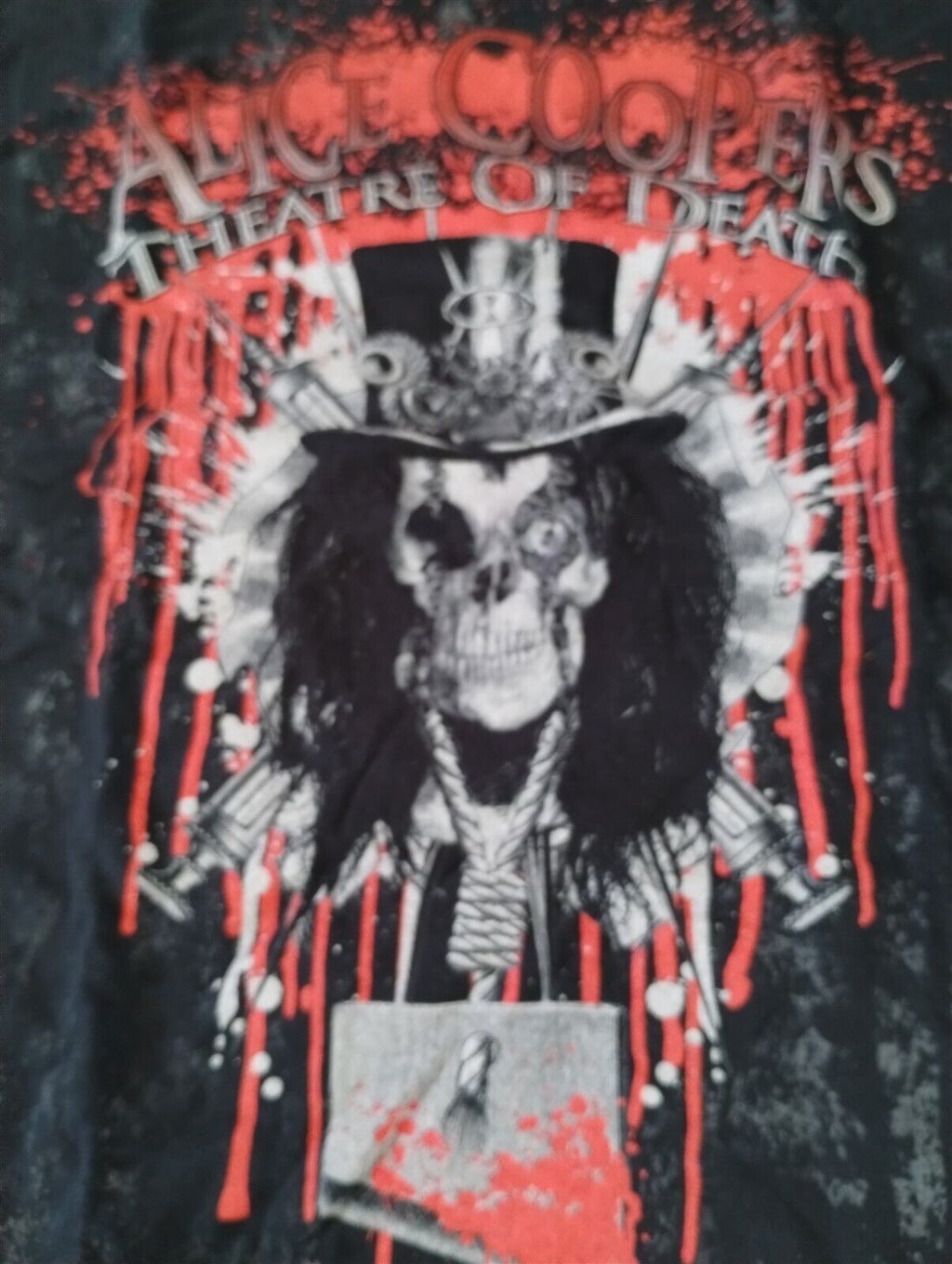 ALICE COOPER - 2009 Bloody Theatre of Death Soft T-shirt ~Never Worn~ 2XL