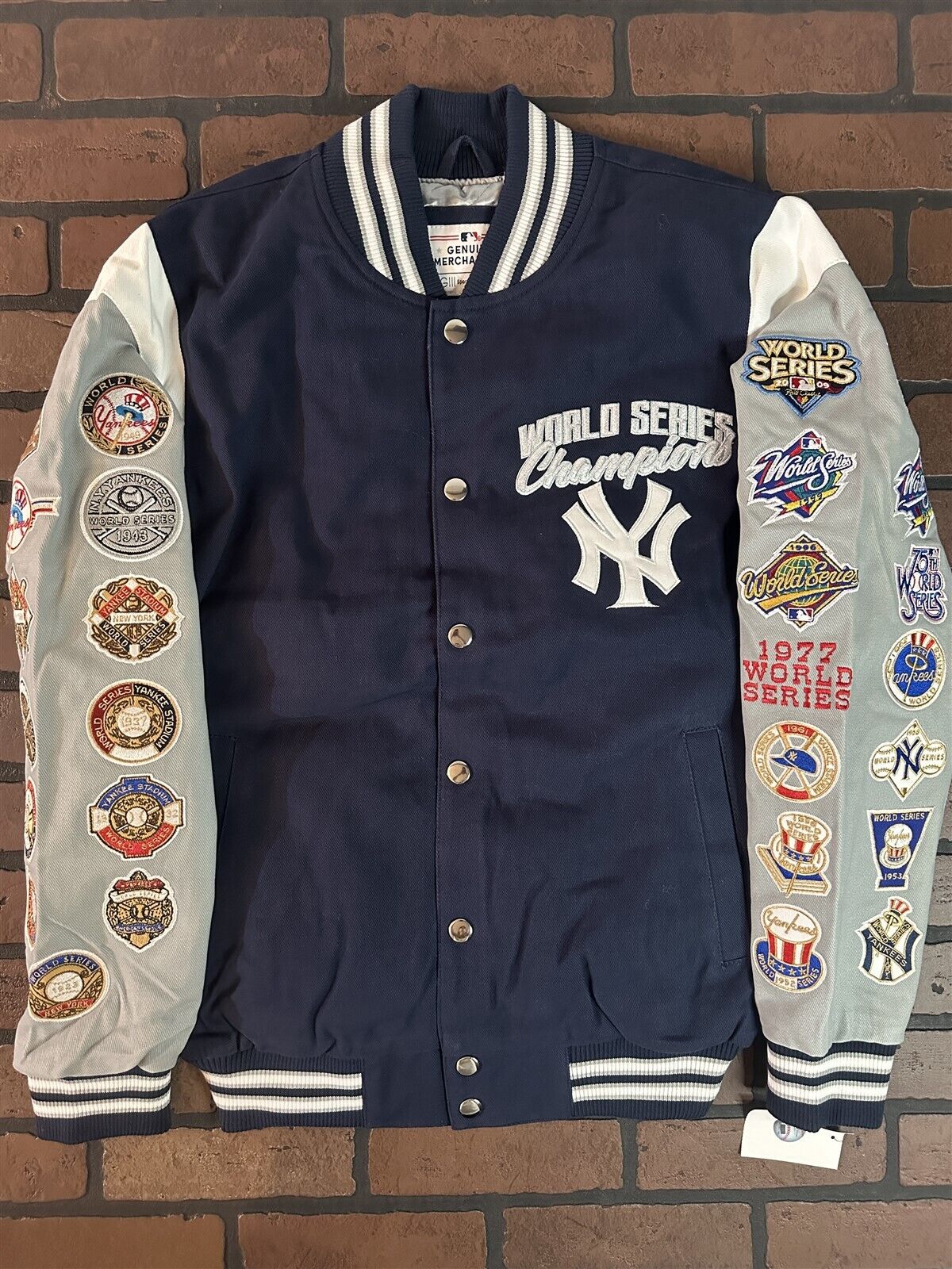 NEW YORK YANKEES G-III 27X World Series Varsity Jacket ~Never Worn~ 2XL
