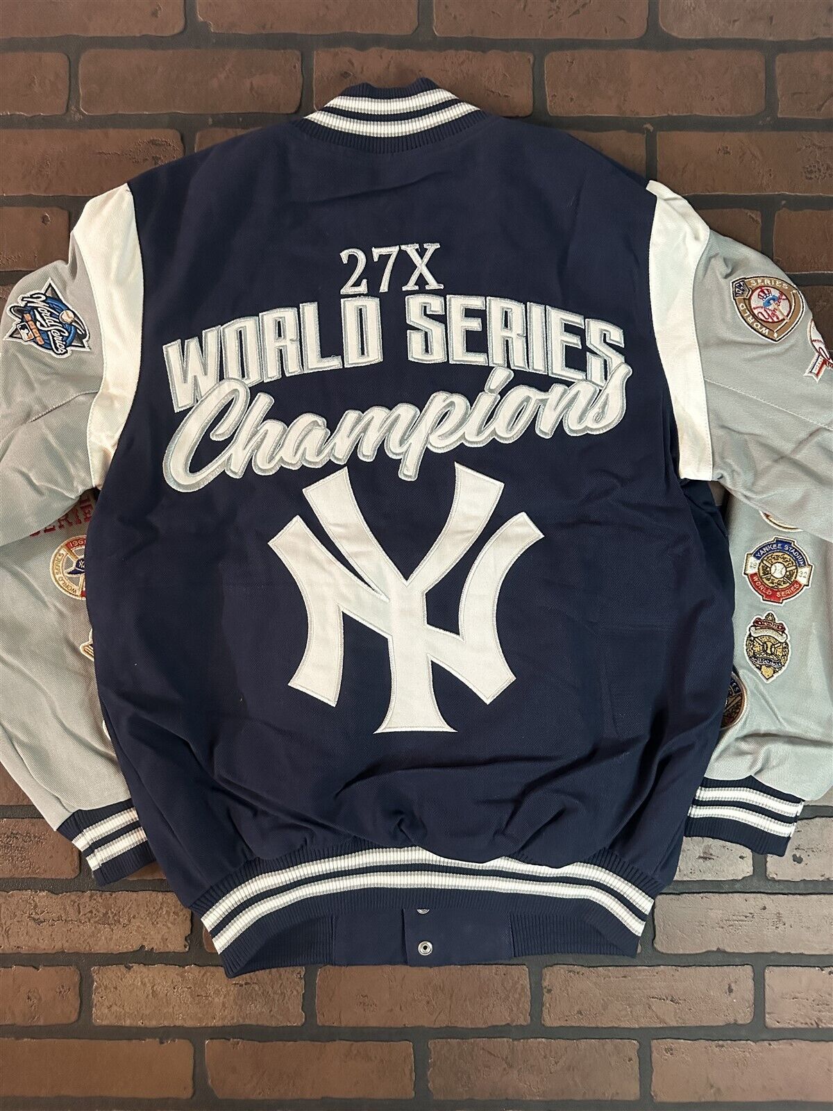NEW YORK YANKEES G-III 27X World Series Varsity Jacket ~Never Worn~ 2XL