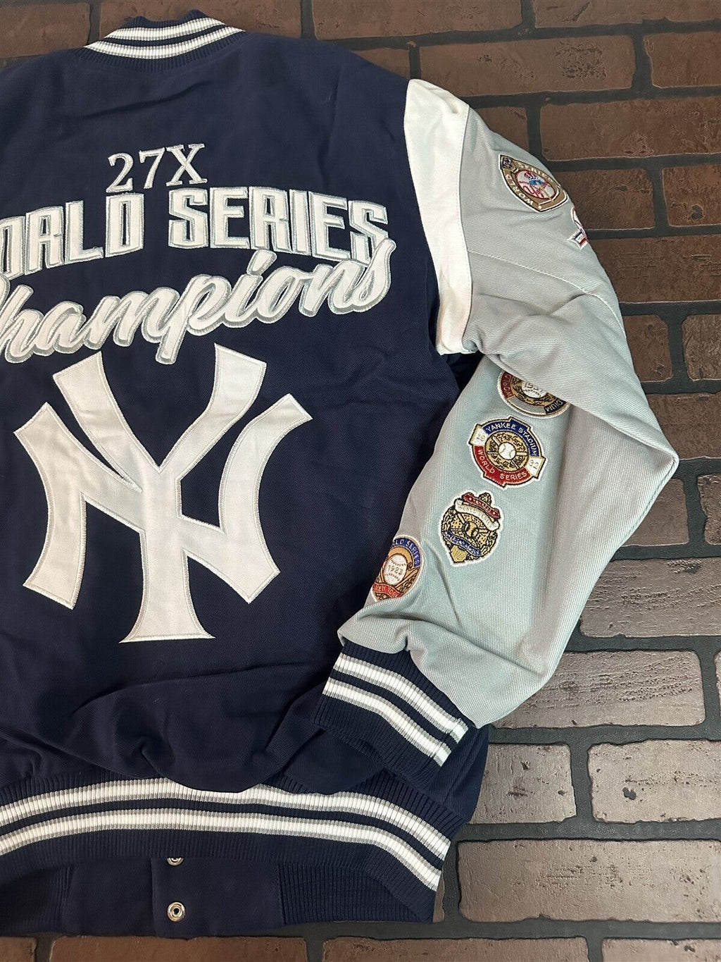NEW YORK YANKEES G-III 27X World Series Varsity Jacket ~Never Worn~ 2XL