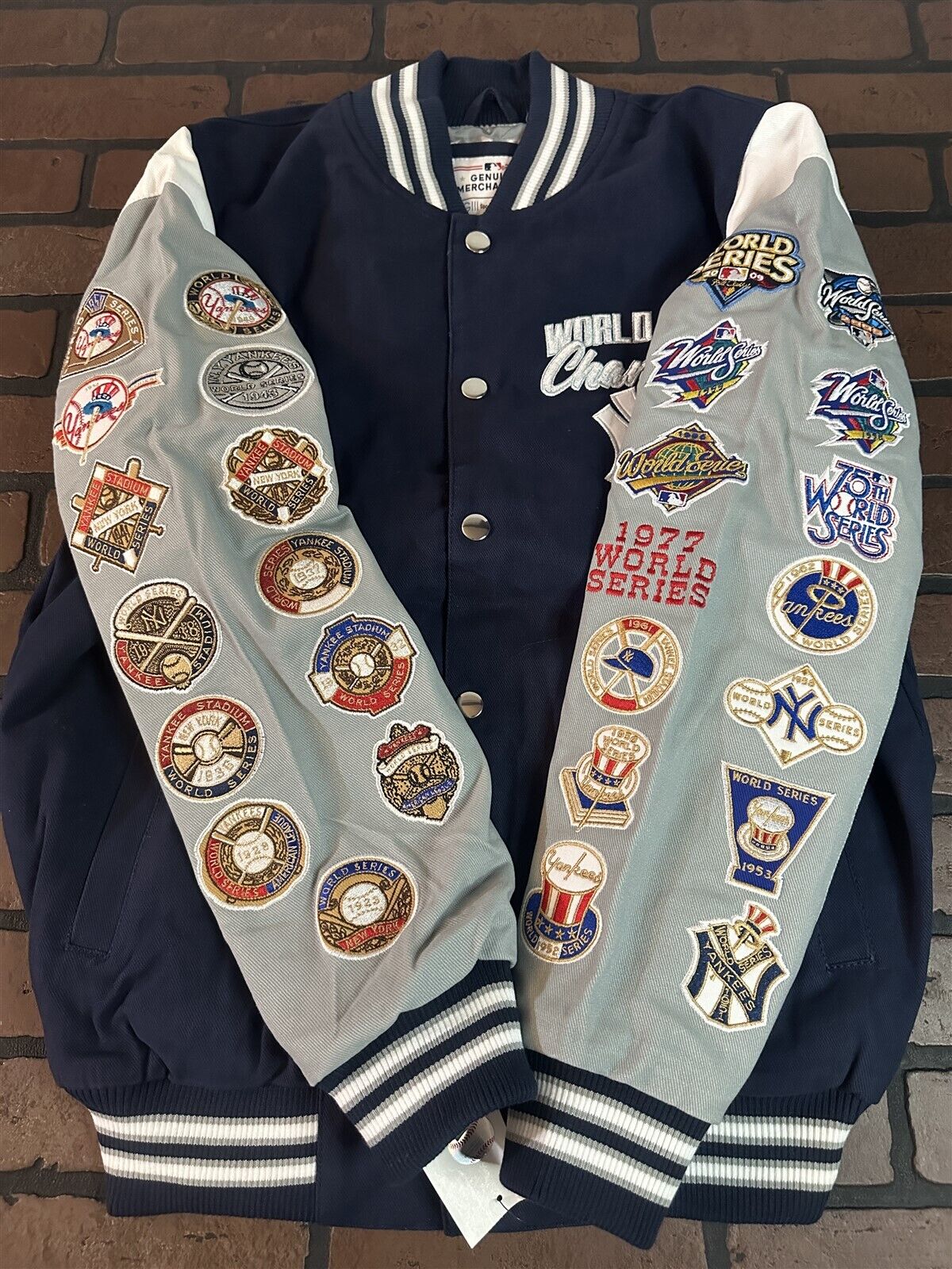 NEW YORK YANKEES G-III 27X World Series Varsity Jacket ~Never Worn~ 2XL