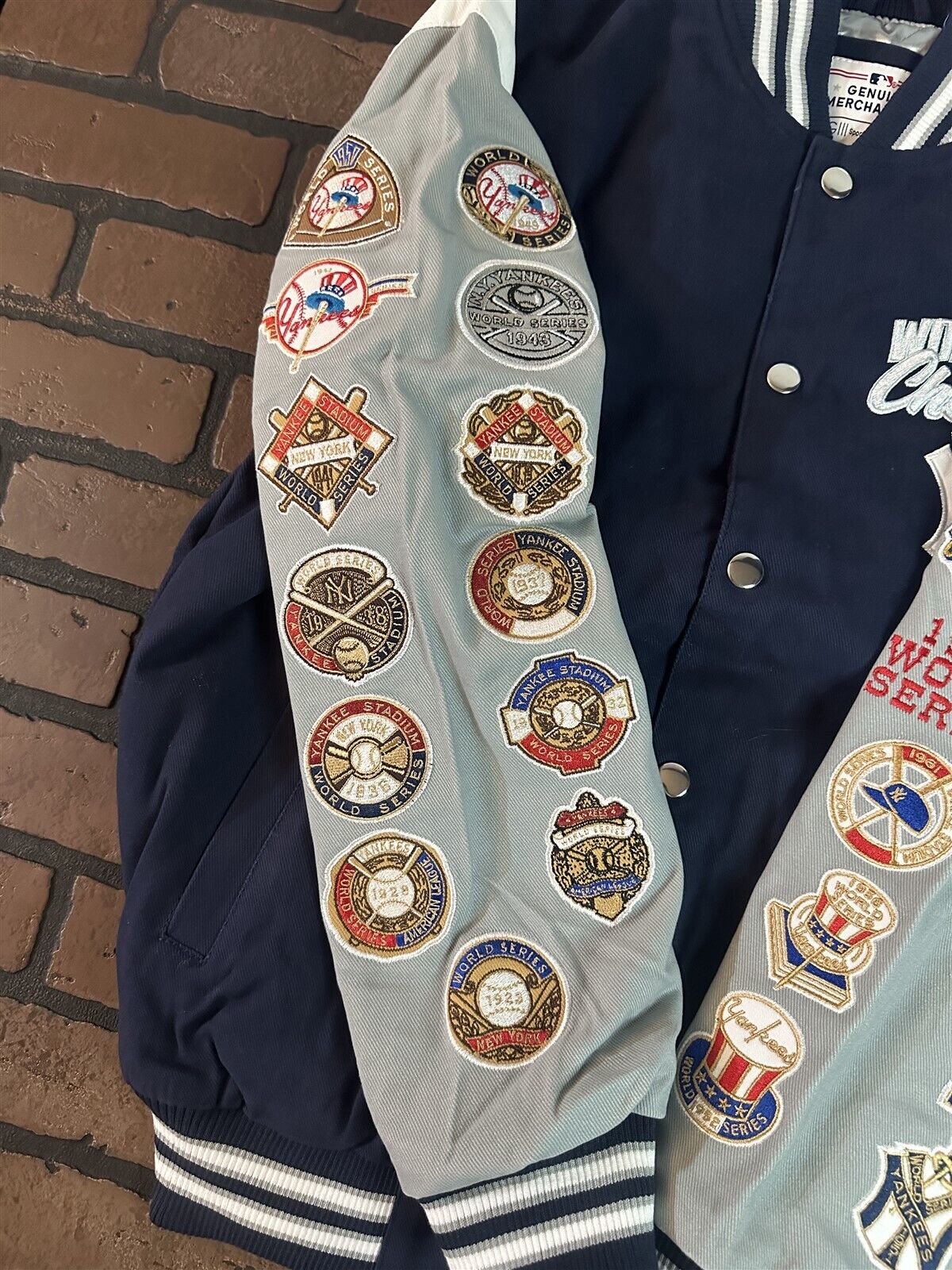 NEW YORK YANKEES G-III 27X World Series Varsity Jacket ~Never Worn~ 2XL