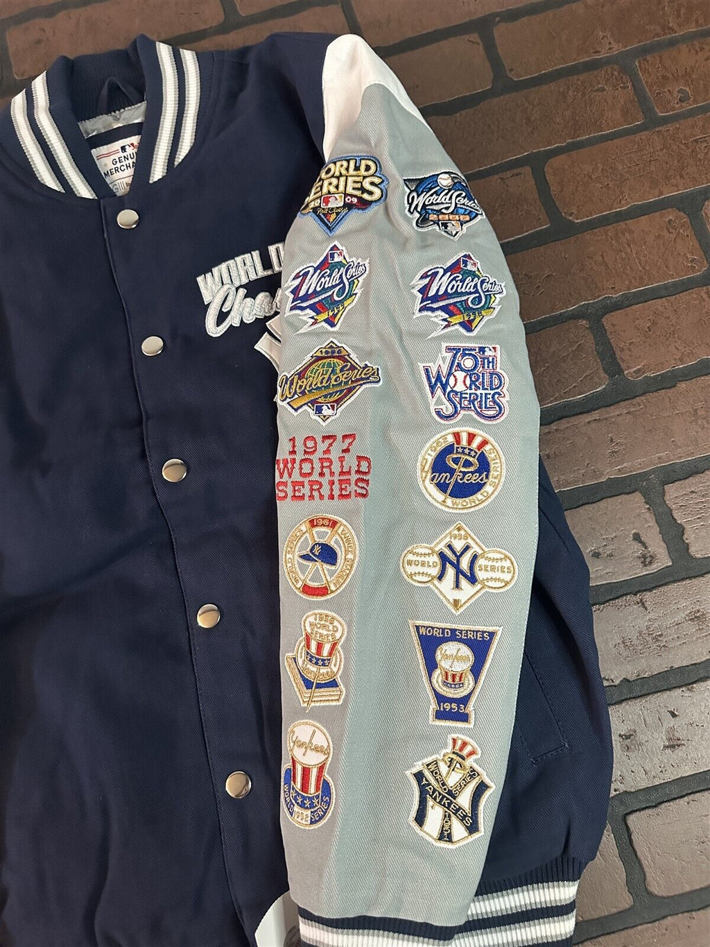 NEW YORK YANKEES G-III 27X World Series Varsity Jacket ~Never Worn~ 2XL