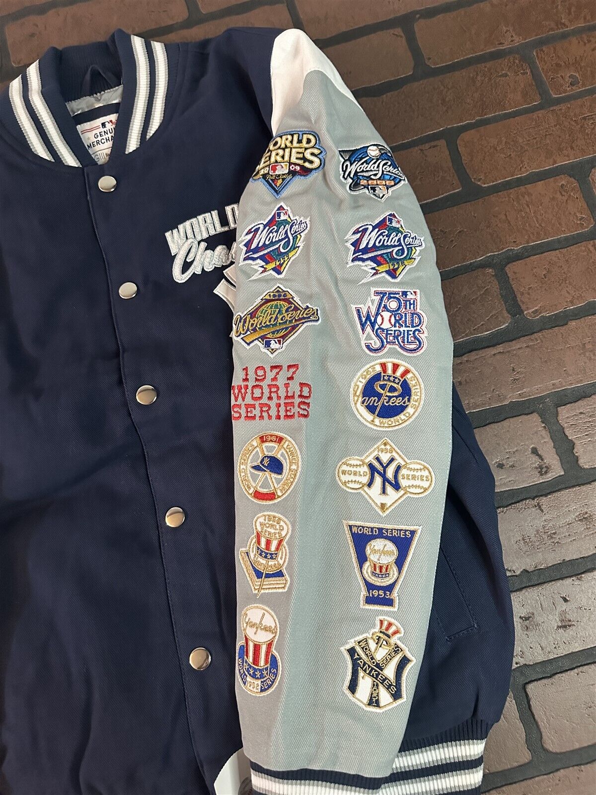 NEW YORK YANKEES G-III 27X World Series Varsity Jacket ~Never Worn~ 2XL