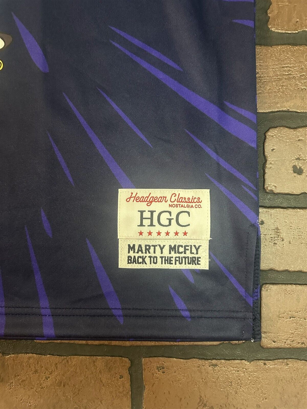 BACK TO THE FUTURE Marty McFly Headgear Classics Basketball Jersey~Never Worn