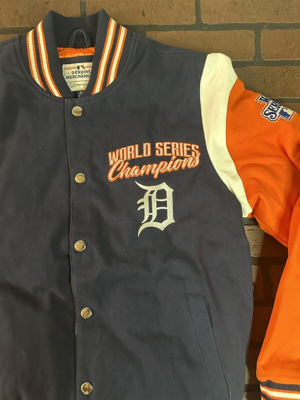DETROIT TIGERS 4 Times World Series Varsity Jacket~Never Worn~S M L XL 2XL