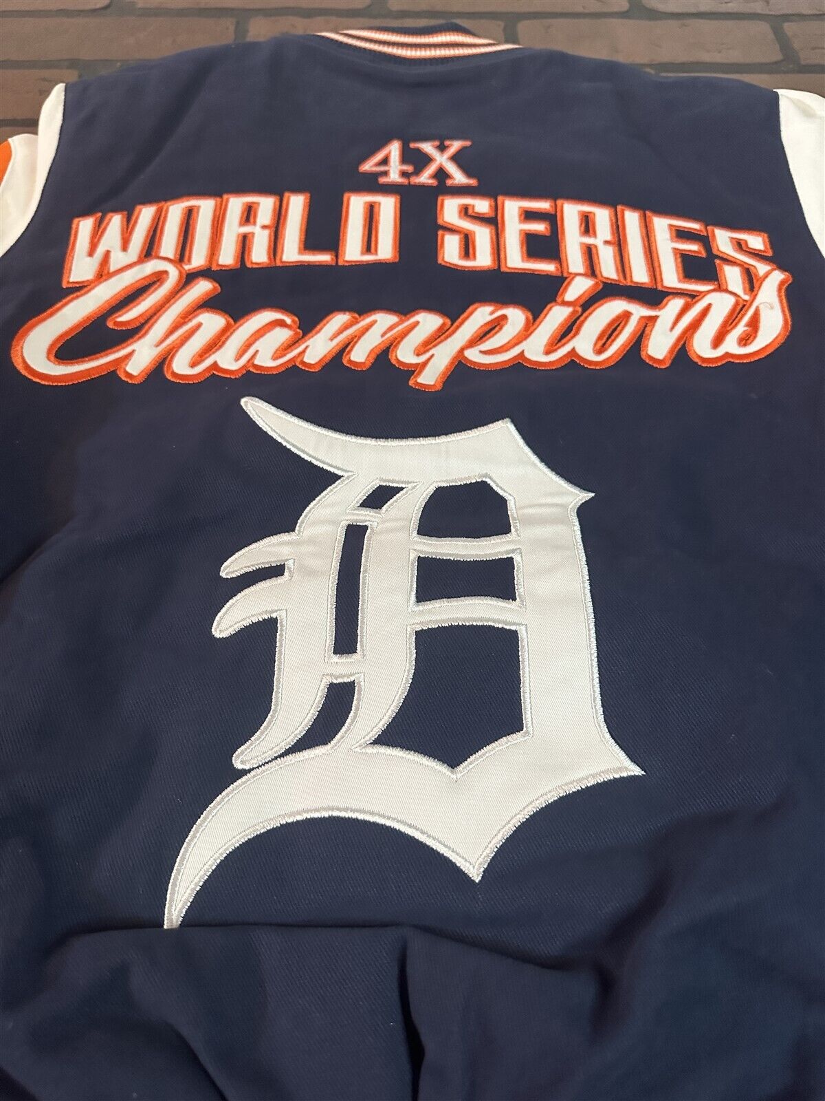 DETROIT TIGERS 4 Times World Series Varsity Jacket~Never Worn~S M L XL 2XL