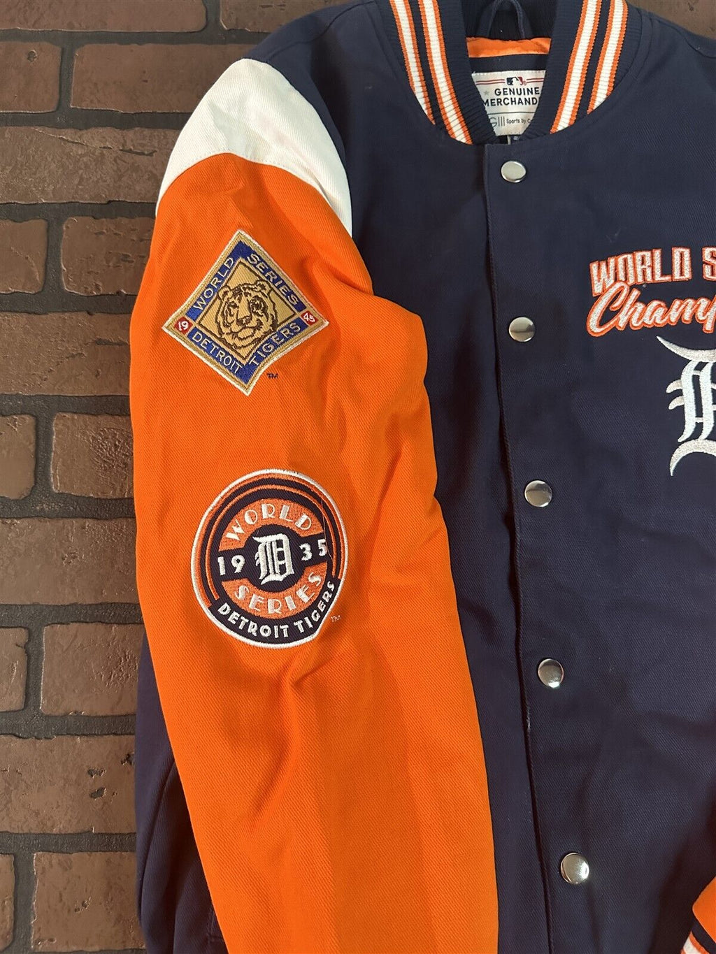 DETROIT TIGERS 4 Times World Series Varsity Jacket~Never Worn~S M L XL 2XL