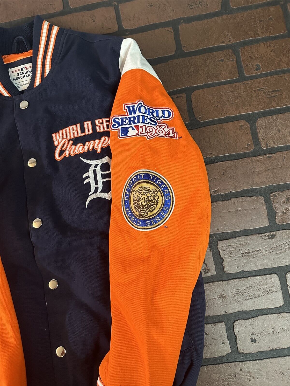 DETROIT TIGERS 4 Times World Series Varsity Jacket~Never Worn~S M L XL 2XL