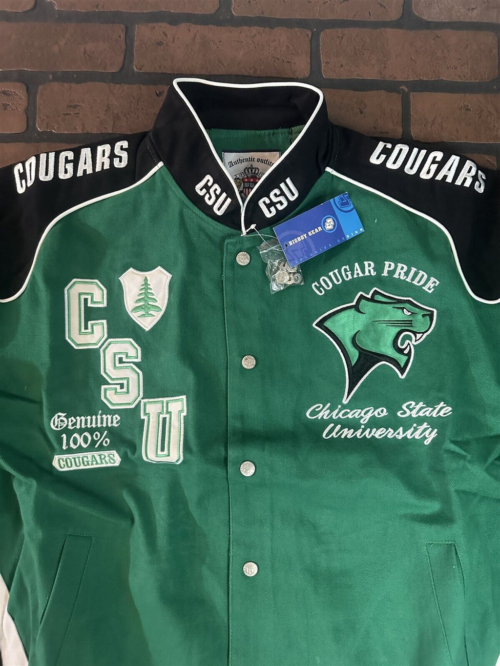 CHICAGO STATE UNIVERSITY Big Boy Headgear Jacket~Never Worn~XL 2XL