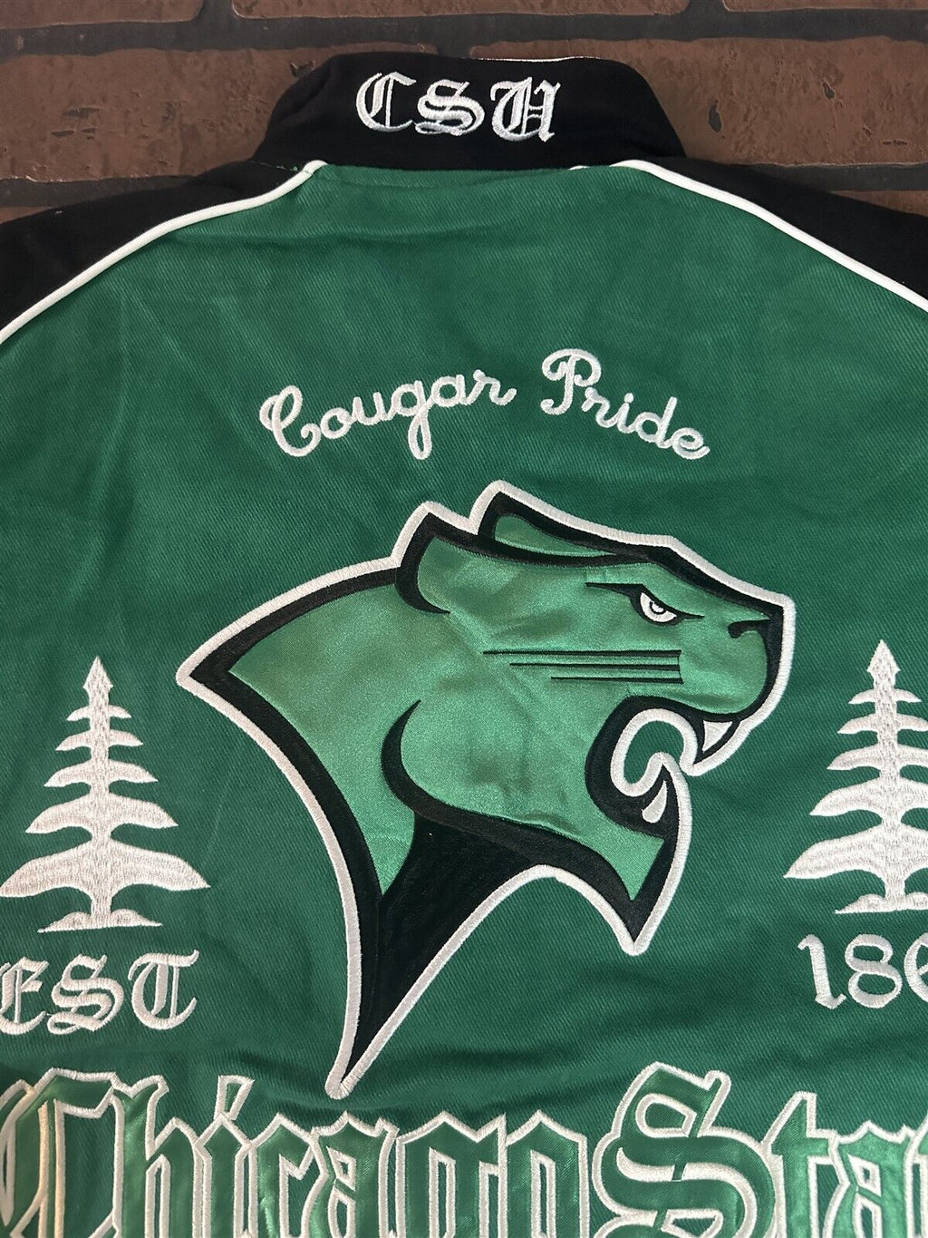 CHICAGO STATE UNIVERSITY Big Boy Headgear Jacket~Never Worn~XL 2XL
