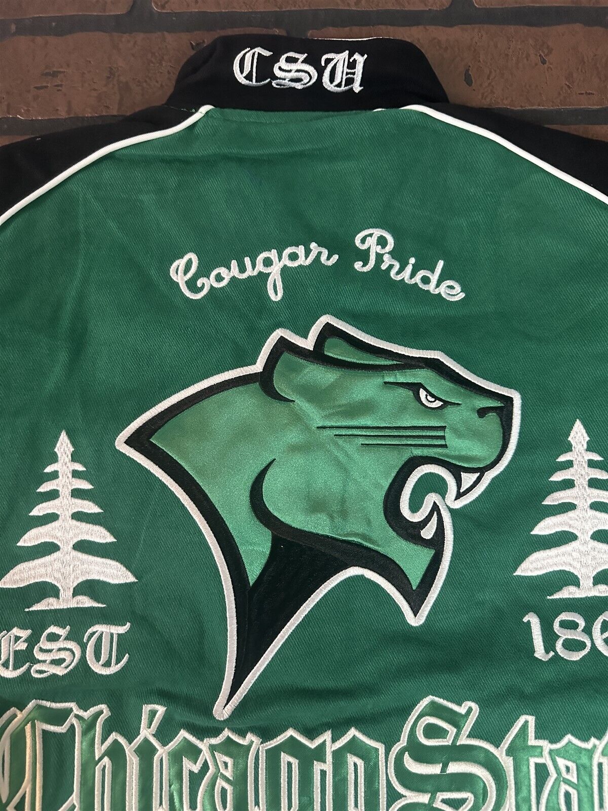 CHICAGO STATE UNIVERSITY Big Boy Headgear Jacket~Never Worn~XL 2XL