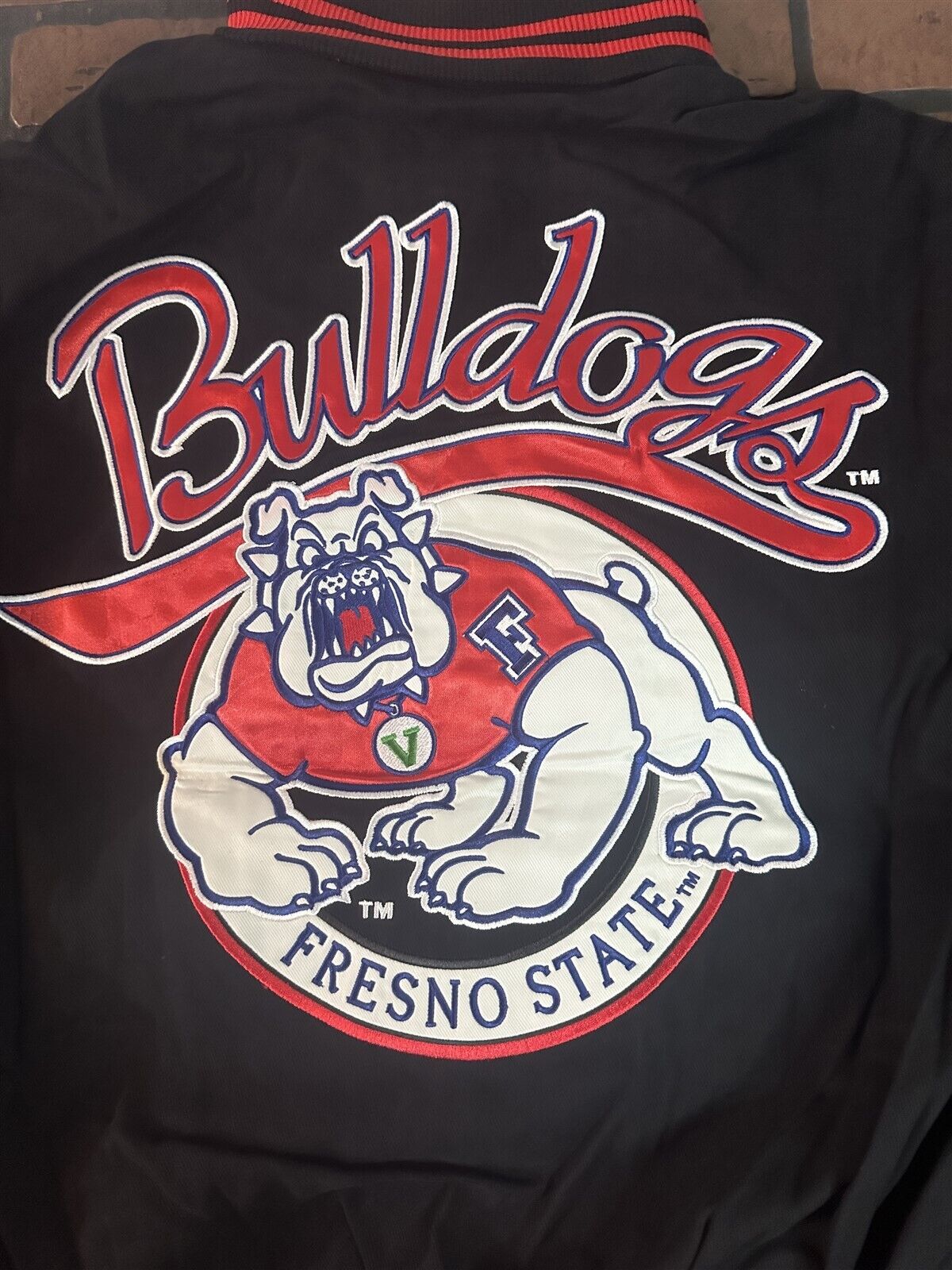 FRESNO STATE UNIVERSITY Big Boy Headgear Jacket~Never Worn~M XL 2XL