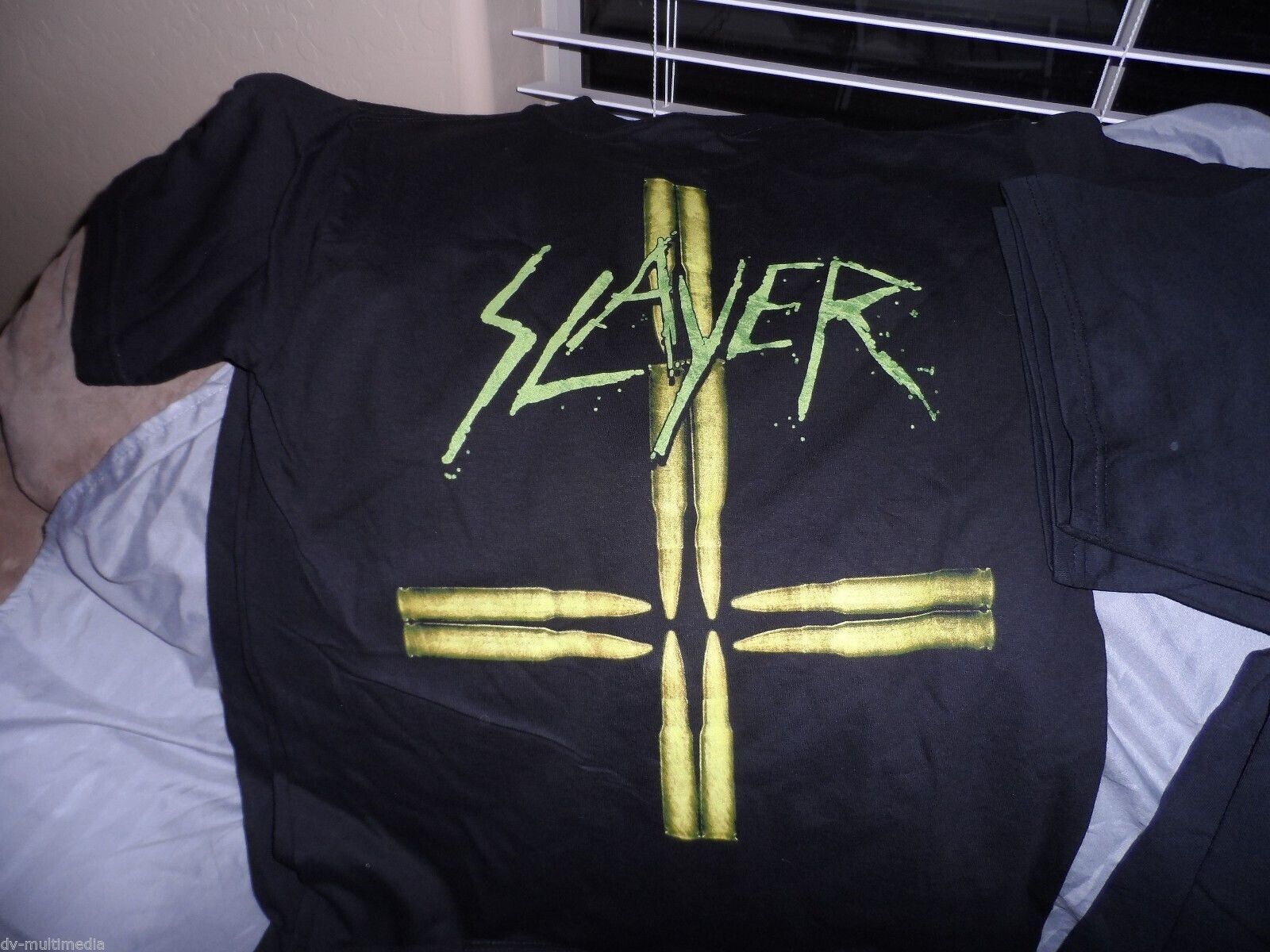 SLAYER - 2005 War Ensemble 2 sided Vintage T-Shirt ~NEVER WORN~ Small