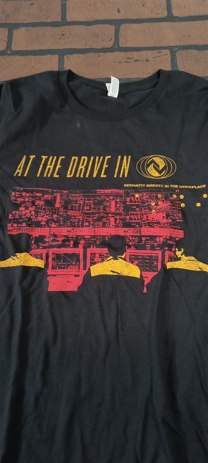 AT THE DRIVE IN - 2000 Semantic Brevity LS VTG Men's T-shirt ~Never Worn~ S