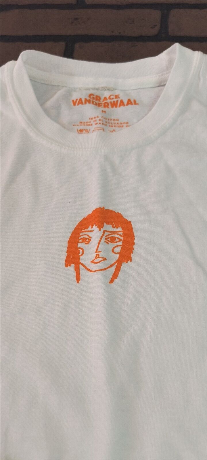 GRACE VANDERWAAL -2019 UR So Beautiful Orange Face White Tshirt~Never Worn~S-2XL