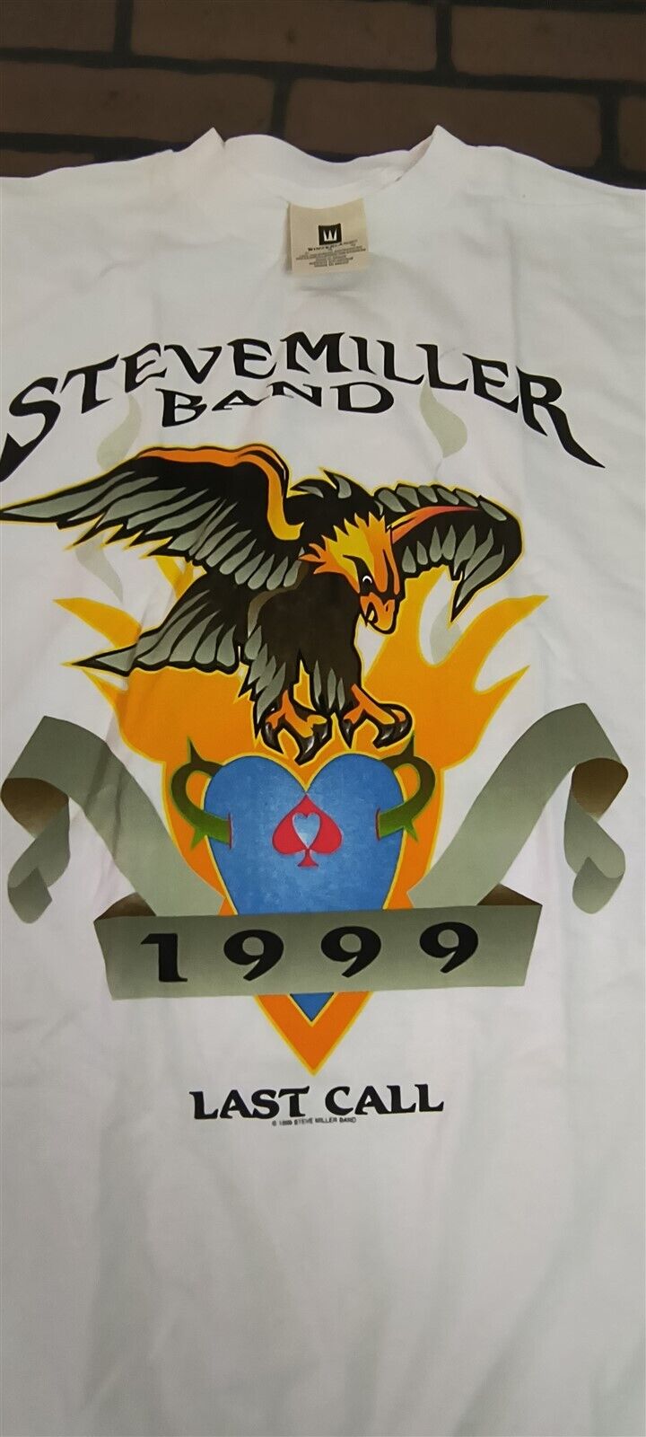 THE STEVE MILLER BAND - Vintage 1999 Winterland Last Call T-shirt ~Never Worn~XL