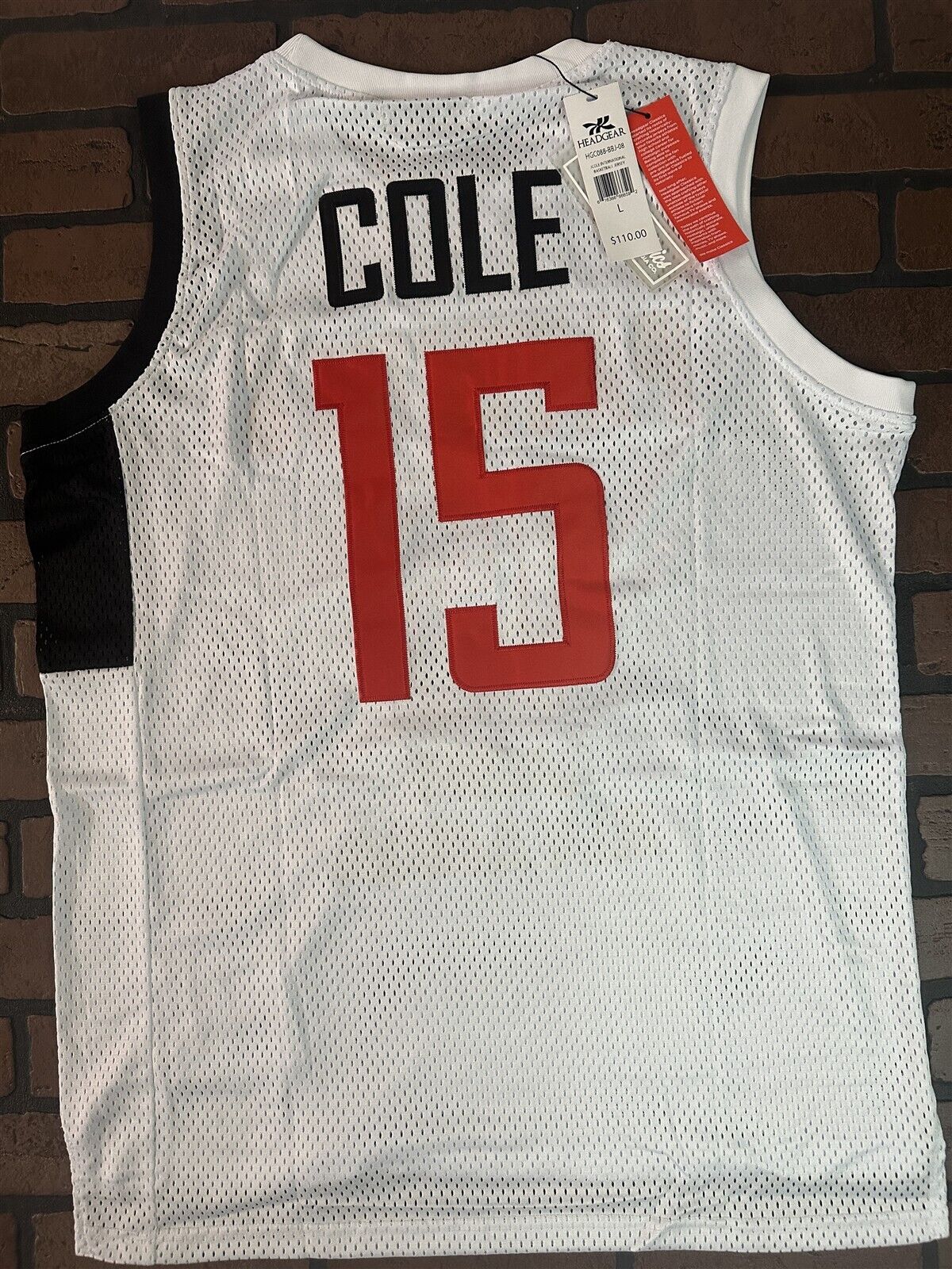 J COLE- Rwanda Headgear Classics Basketball Jersey ~Never Worn~ L
