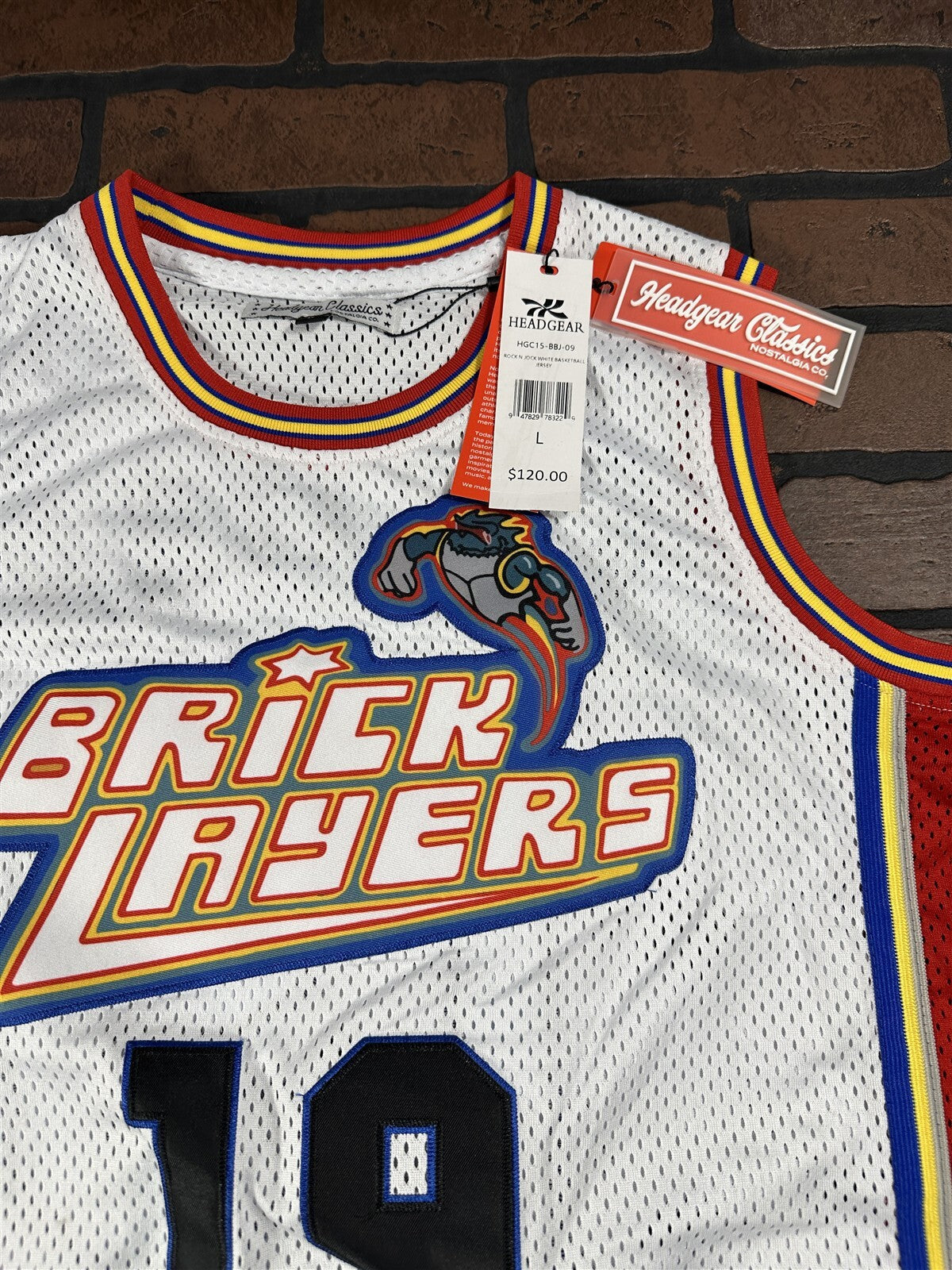 MTV BRICKLAYERS/AALIYAH Headgear Classics Basketball Jersey~New~M L XL 2XL