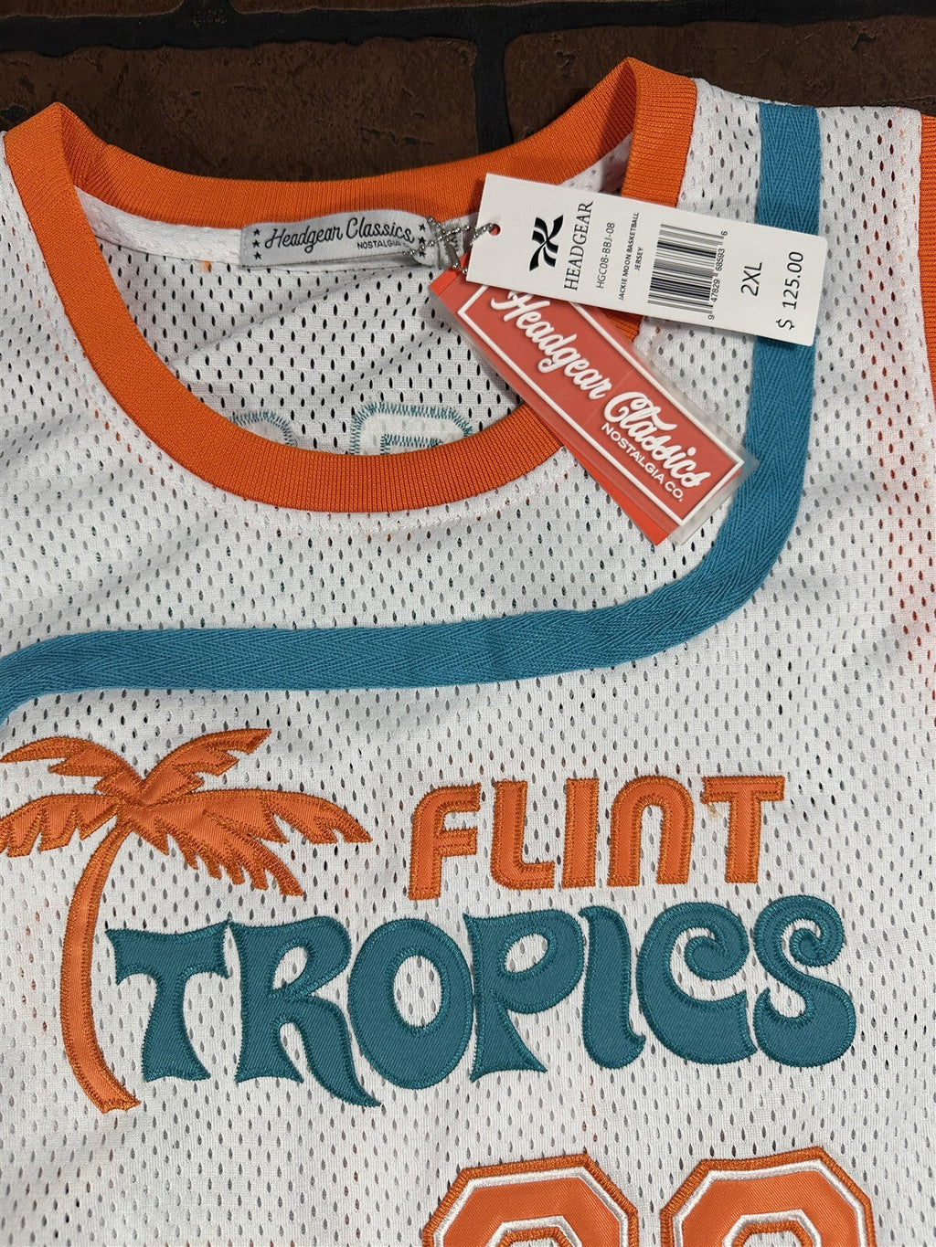 SEMI-PRO Flint Tropics Headgear Classics Basketball Jersey~Never Worn~M L XL 2XL