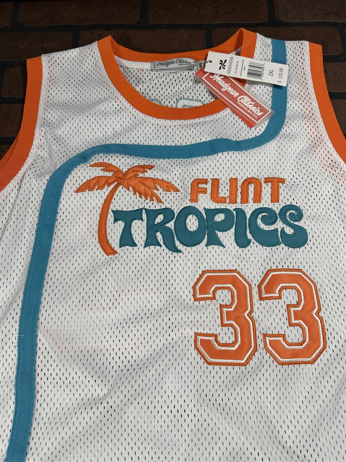 SEMI-PRO Flint Tropics Headgear Classics Basketball Jersey~Never Worn~M L XL 2XL