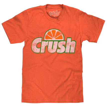 Vintage Orange Crush Logo T-Shirt - Orange