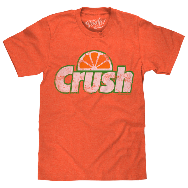 Vintage Orange Crush Logo T-Shirt - Orange