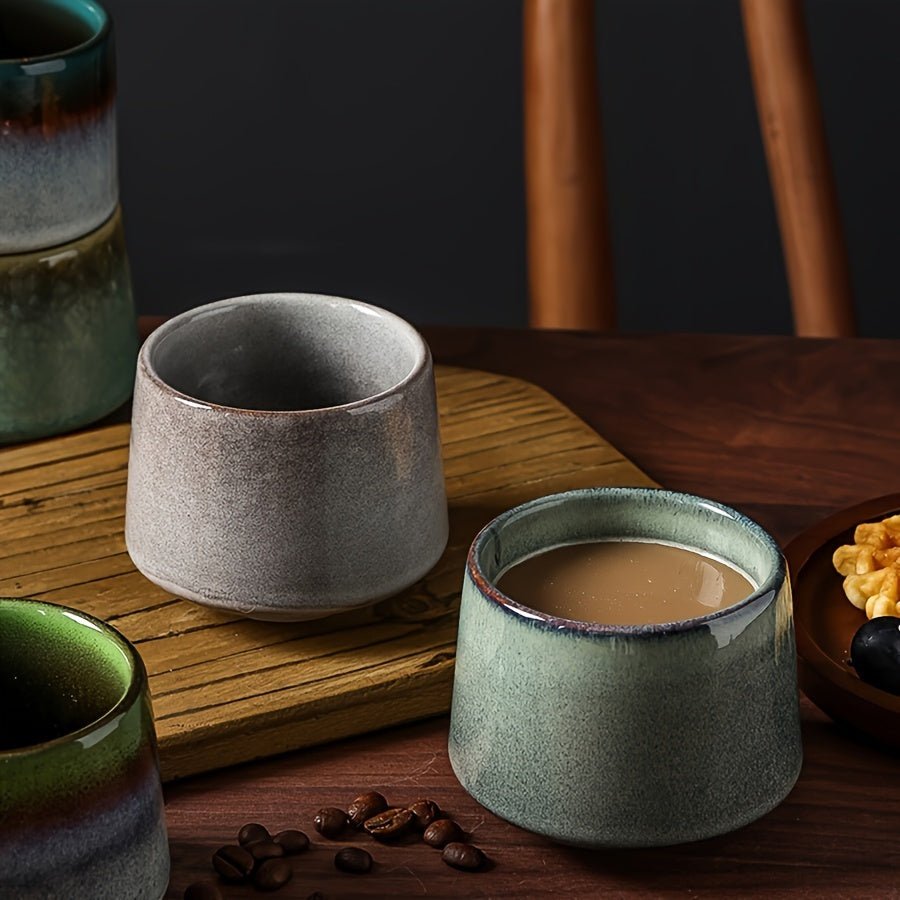Set of 2 Japanese Kiln Ceramic Mugs | Gradient Aesthetic Drinkware