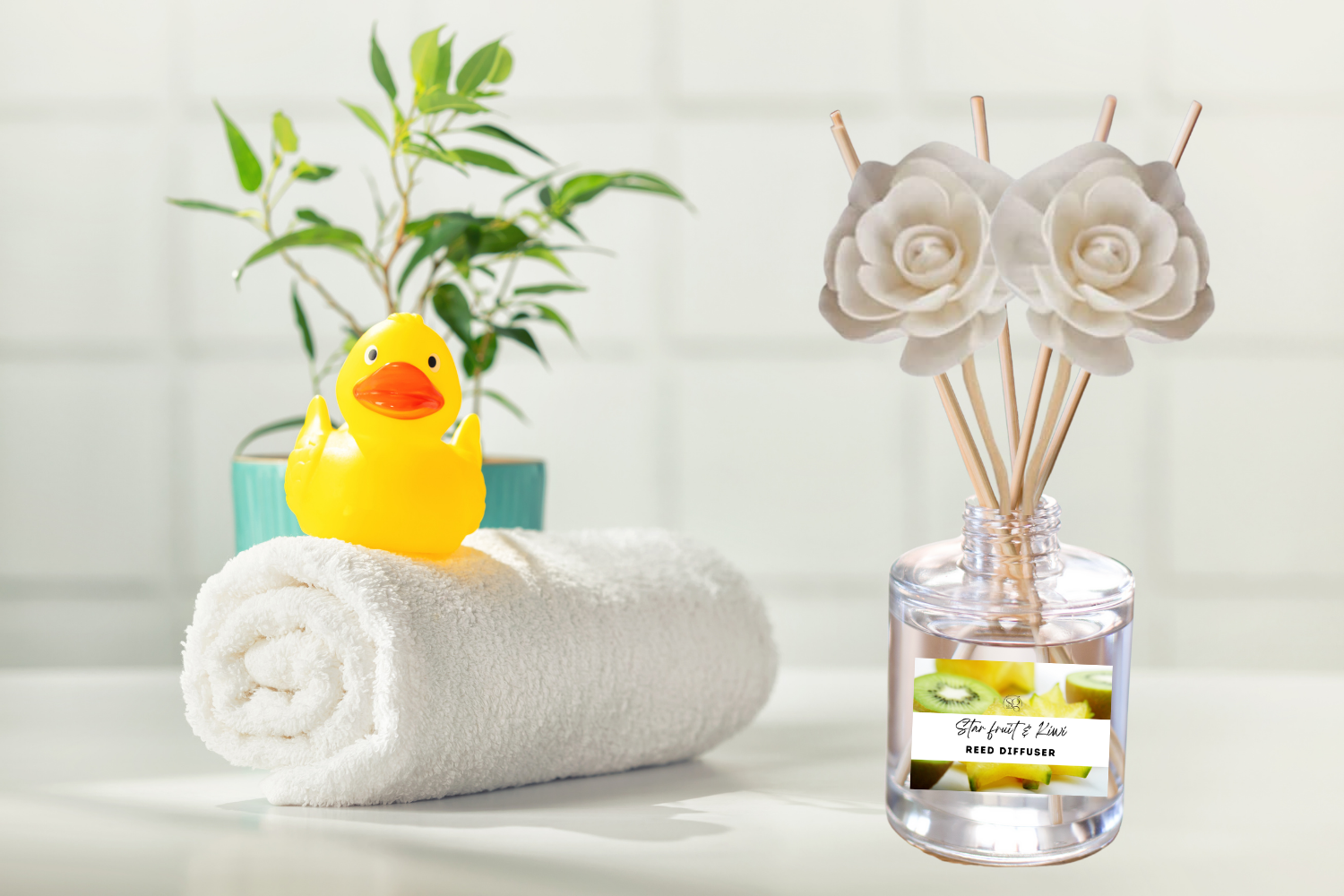 Fruity & Juicy Reed Diffuser Collection – Lively Fruit-Inspired Scents with Apple, Cherry, Kiwi & Melon