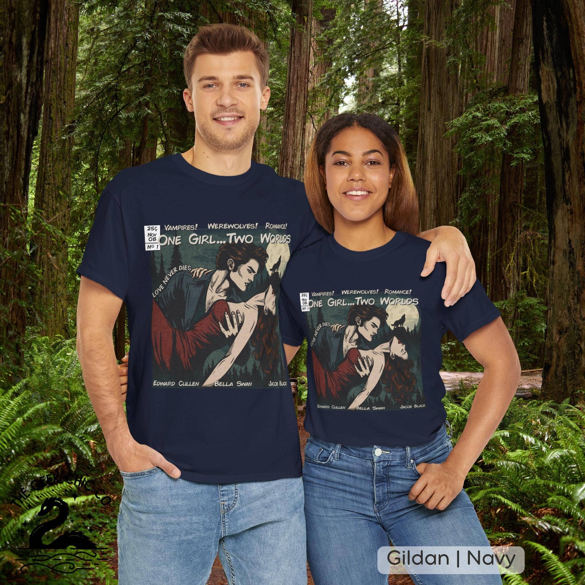 Twilight Comic Book Cover T-Shirt – Subtle Vampire Fan Tee