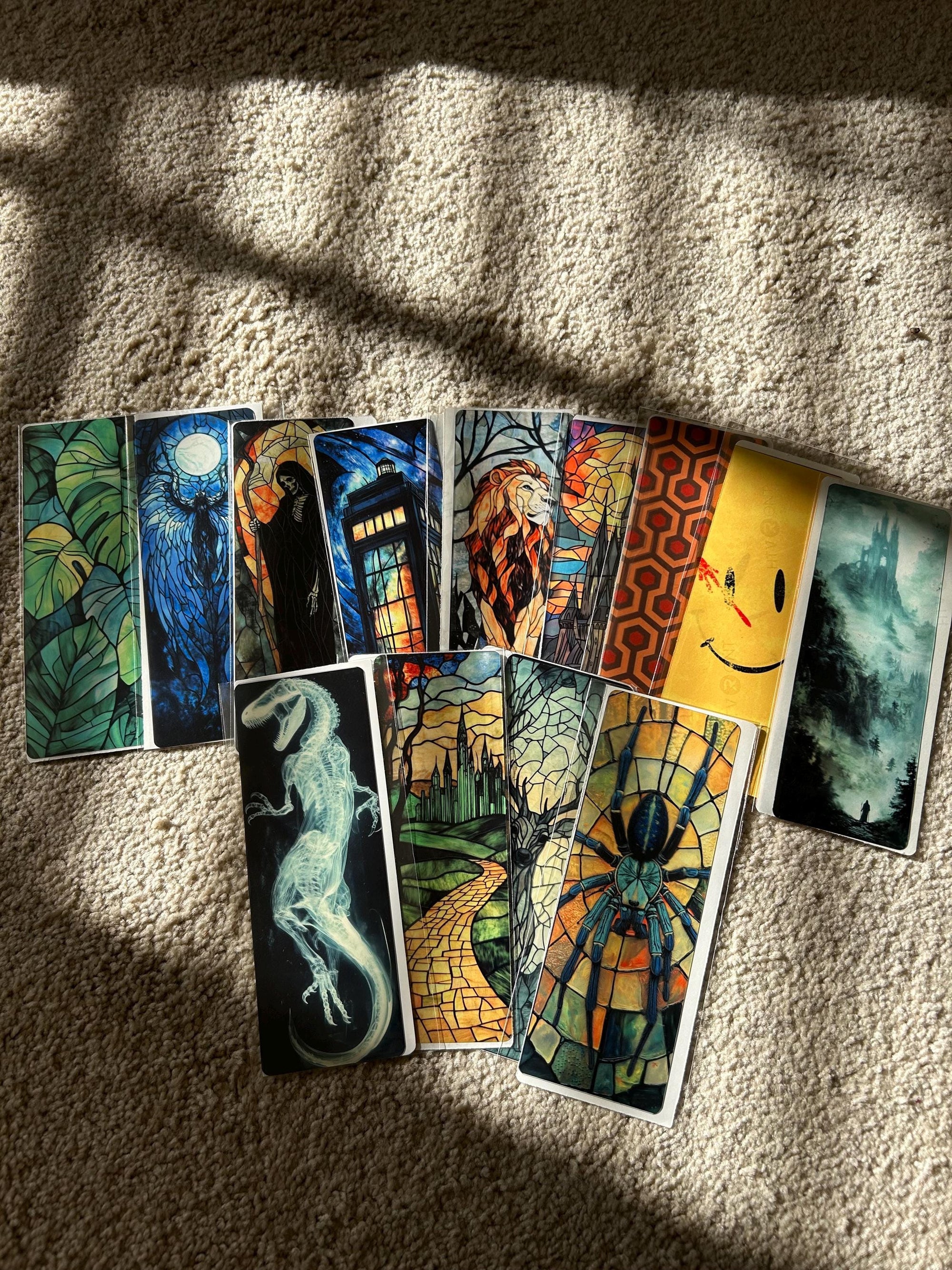 Basilisk Bookmark – Watercolor Dragon, Mythical Bookmark Design, Fantasy Creature Bookmark for Book Lovers