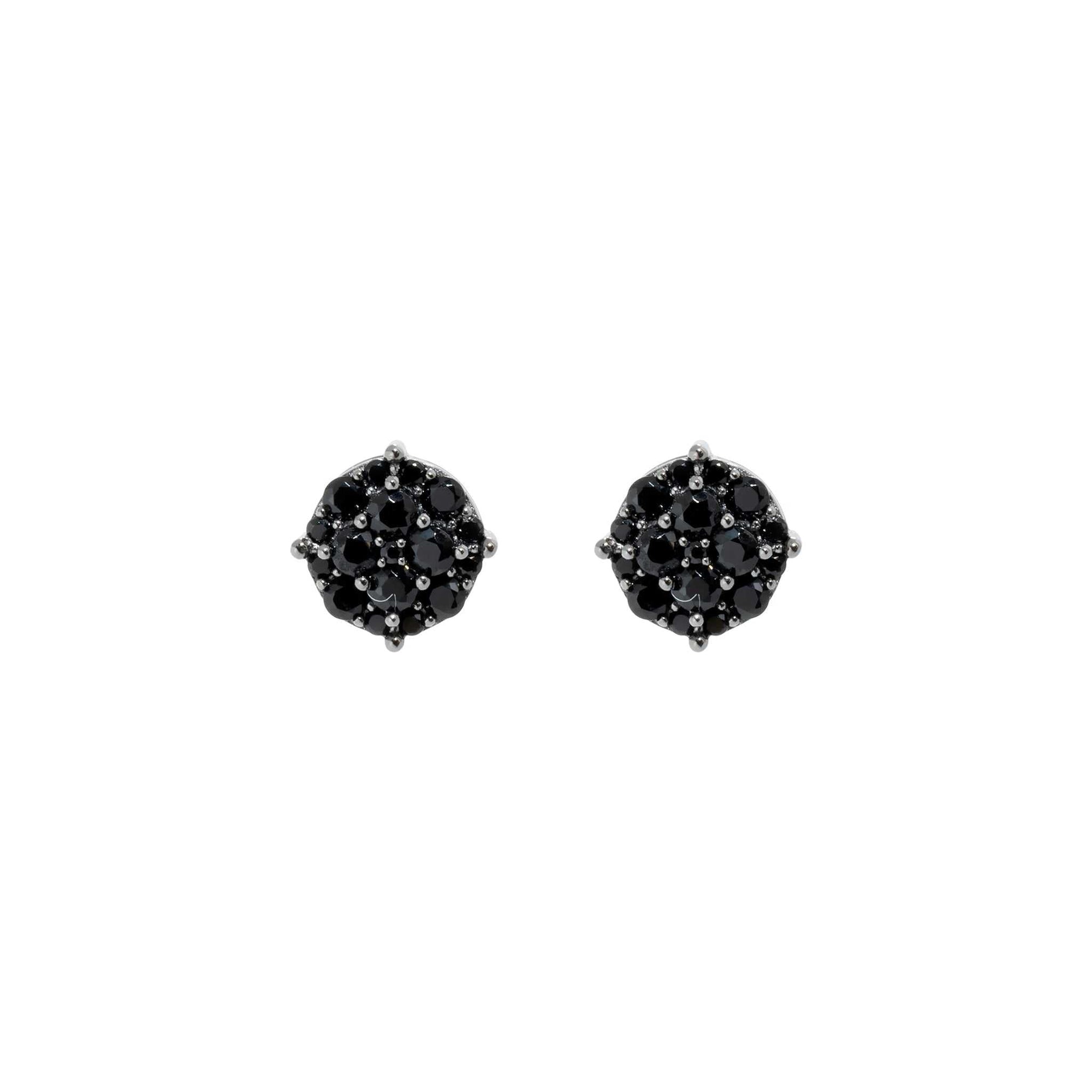 Black Stud Earrings