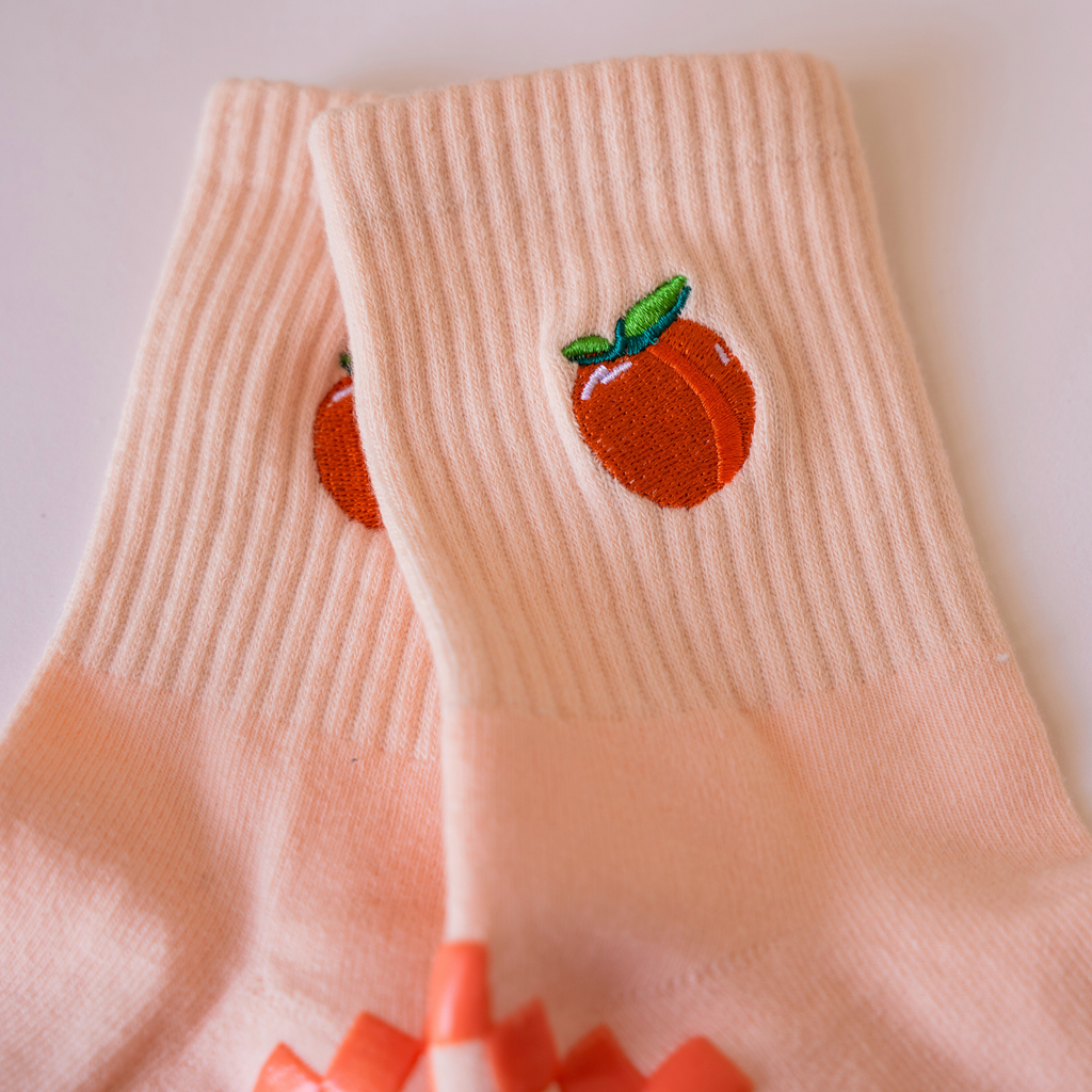 The Just Peachy Grip Sock