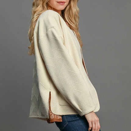Textured Jacquard Jacket
