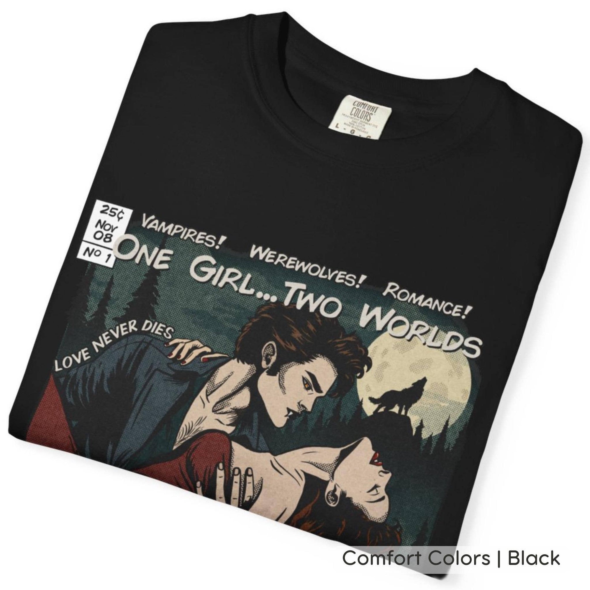 Twilight Comic Book Cover T-Shirt – Subtle Vampire Fan Tee