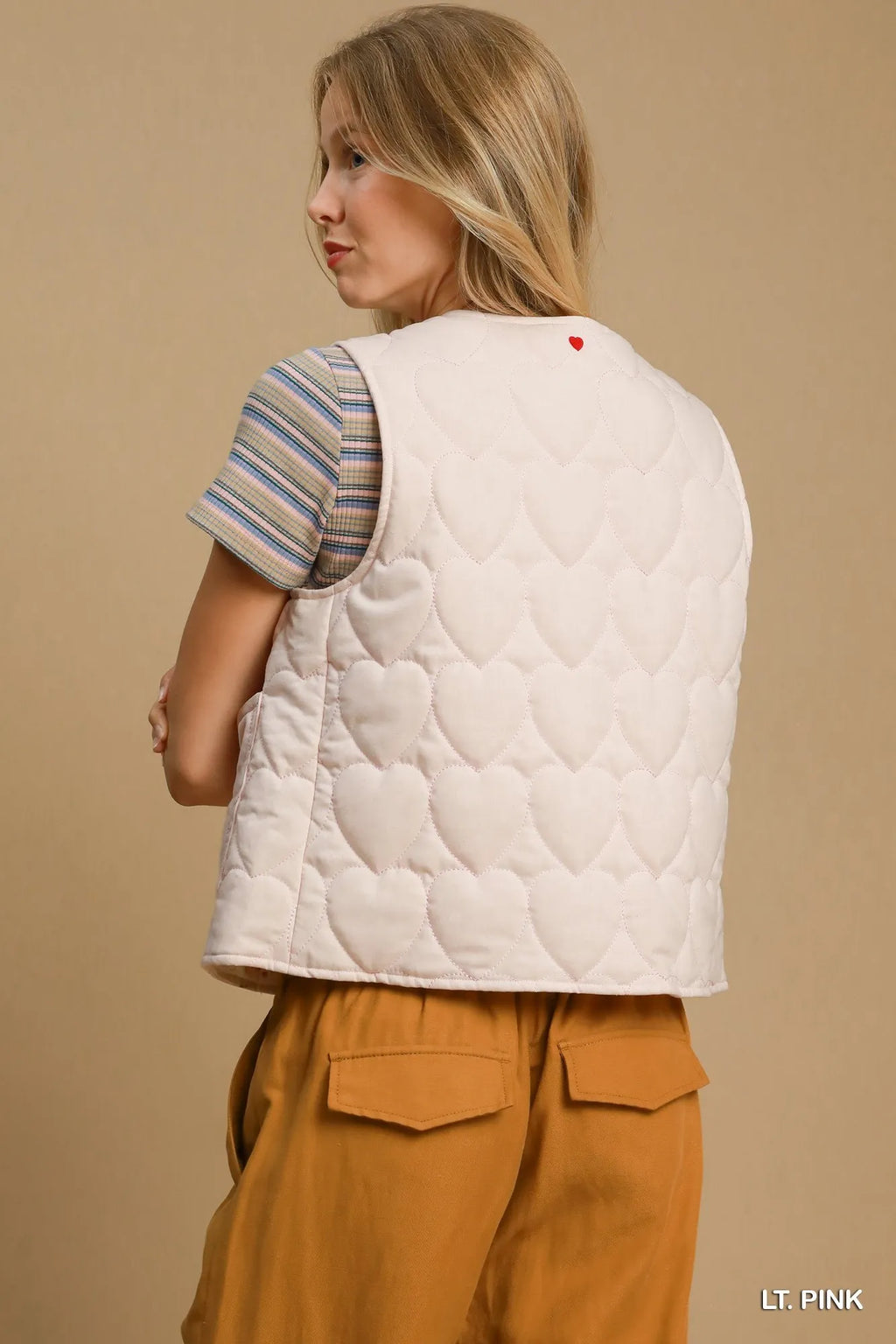 Quilted Tie-Front Vest