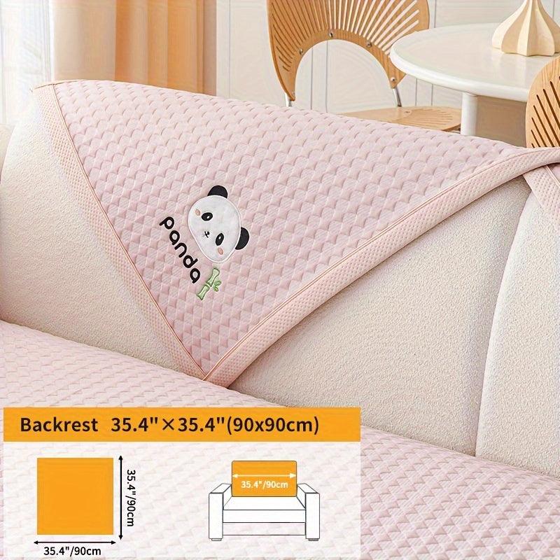 Waterproof Couch Cover, Non-Slip Panda Pattern Sofa Cover