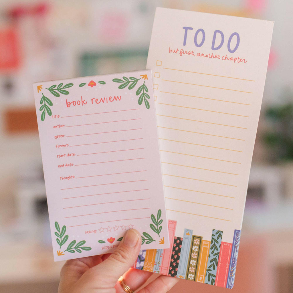 Pippi Post - Book Review 4x6 Notepad