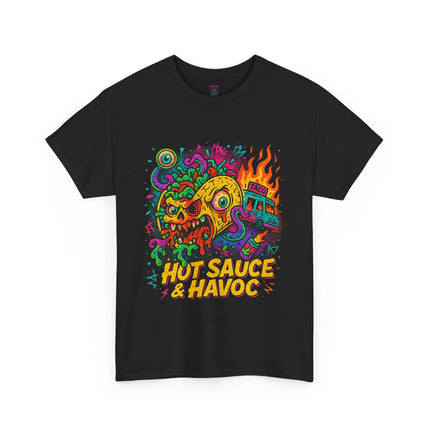 Hot Sauce & Havoc – Limited Edition Mutant Taco Tee | Gildan 5000 | Illuminasty Drop