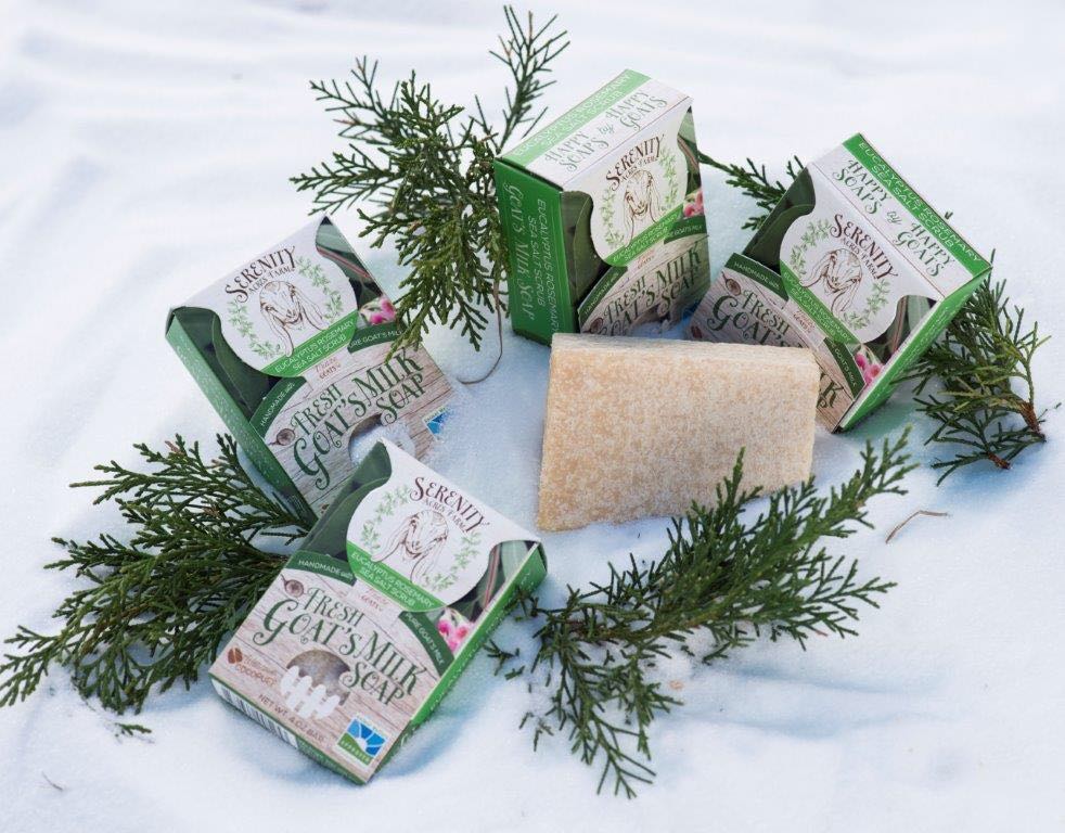 Goat's Milk Soap Salt Bar – Eucalyptus Rosemary Sea Salt