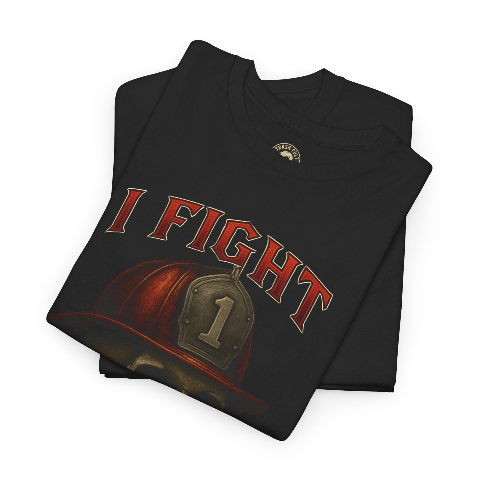 Skull Firefighter Tee - I Fight What You Fear, Casual Shirt, Gift for Firefighters, Halloween Costume, Unisex Apparel