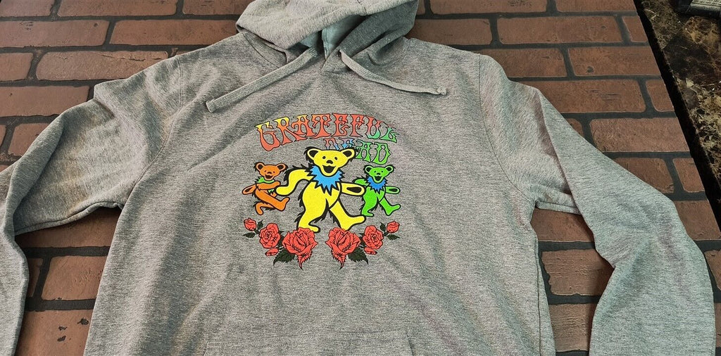GRATEFUL DEAD - 2020 Gray Long Sleeve Pullover Hoodie ~BRAND NEW~ M L XL