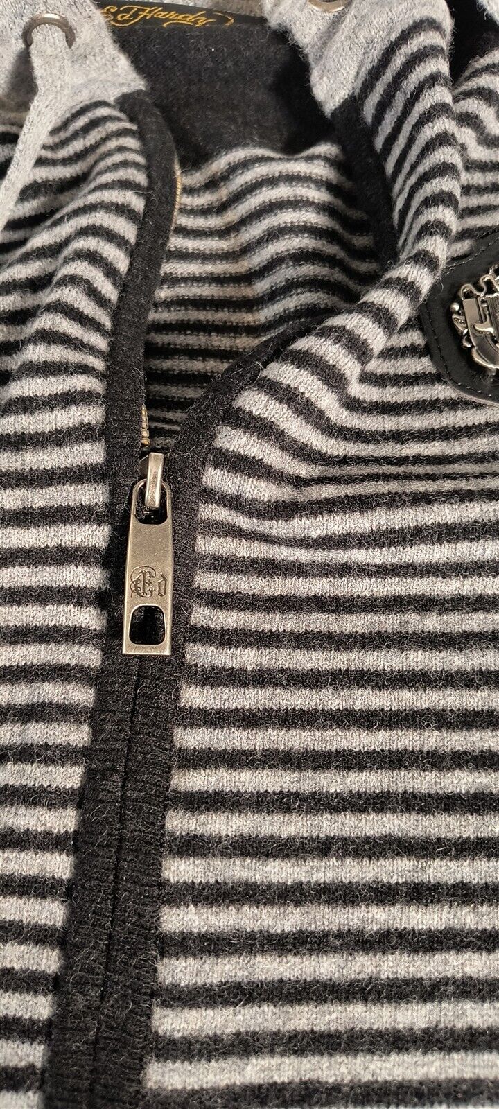 ED HARDY by Christian Audigier-Vtg Zip Up Hoodie ~NEW~M-2XL