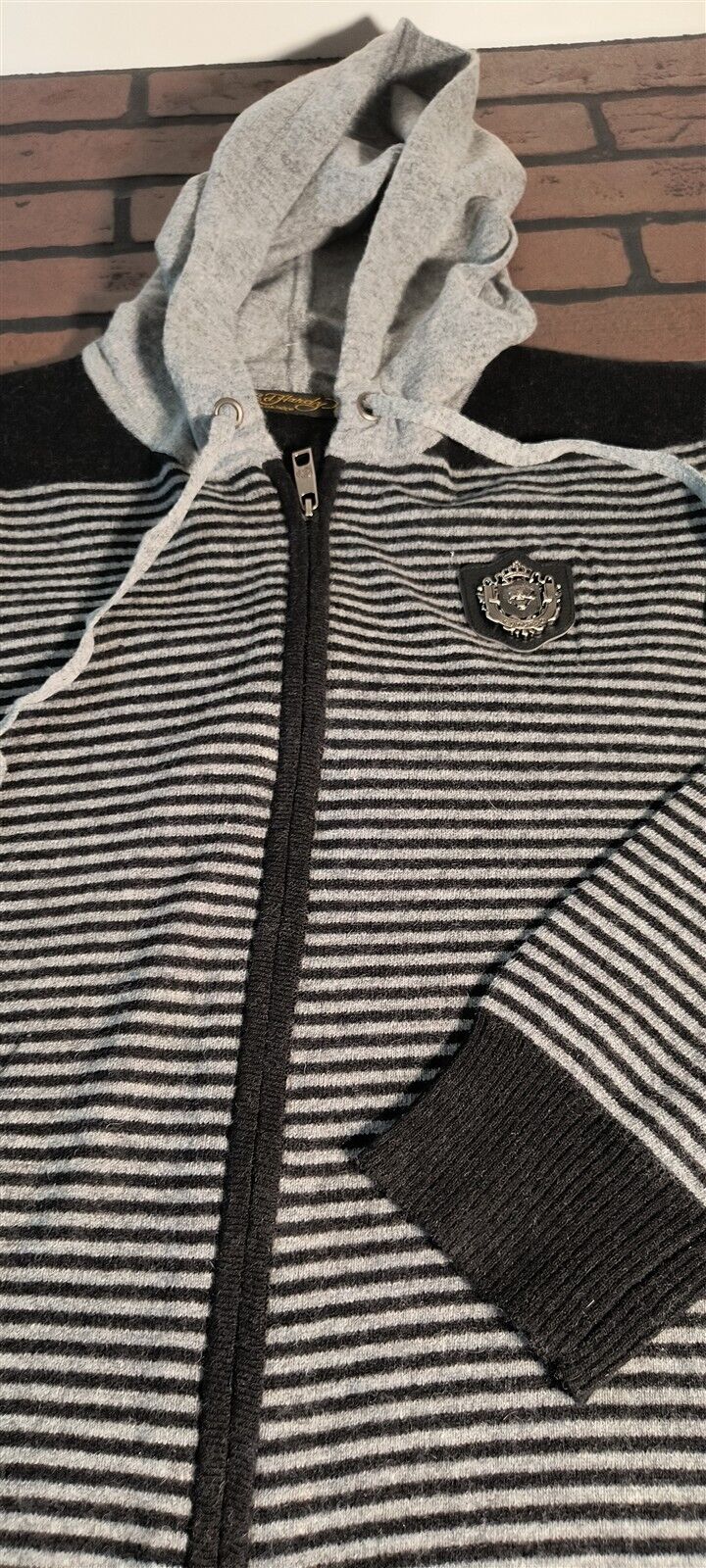 ED HARDY by Christian Audigier-Vtg Zip Up Hoodie ~NEW~M-2XL