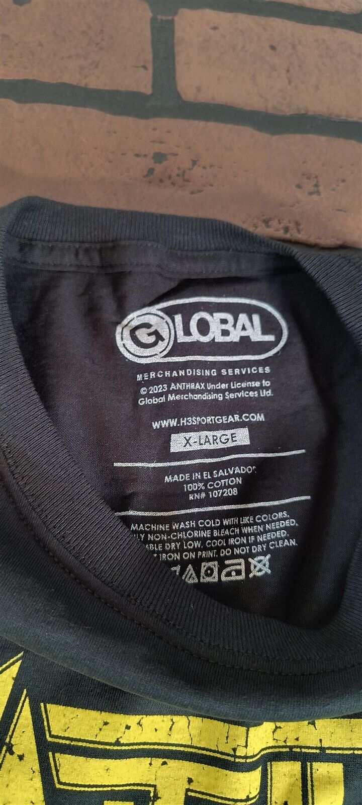 ANTHRAX - Judge Dredd Distressed 2023 T-shirt ~Never Worn~ XL 2XL