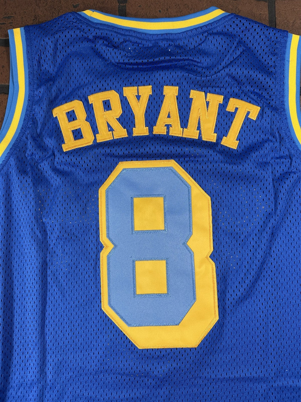 CRENSHAW BRYANT #8 Headgear Classics Blue Basketball Jersey ~New~ M L XL 2XL