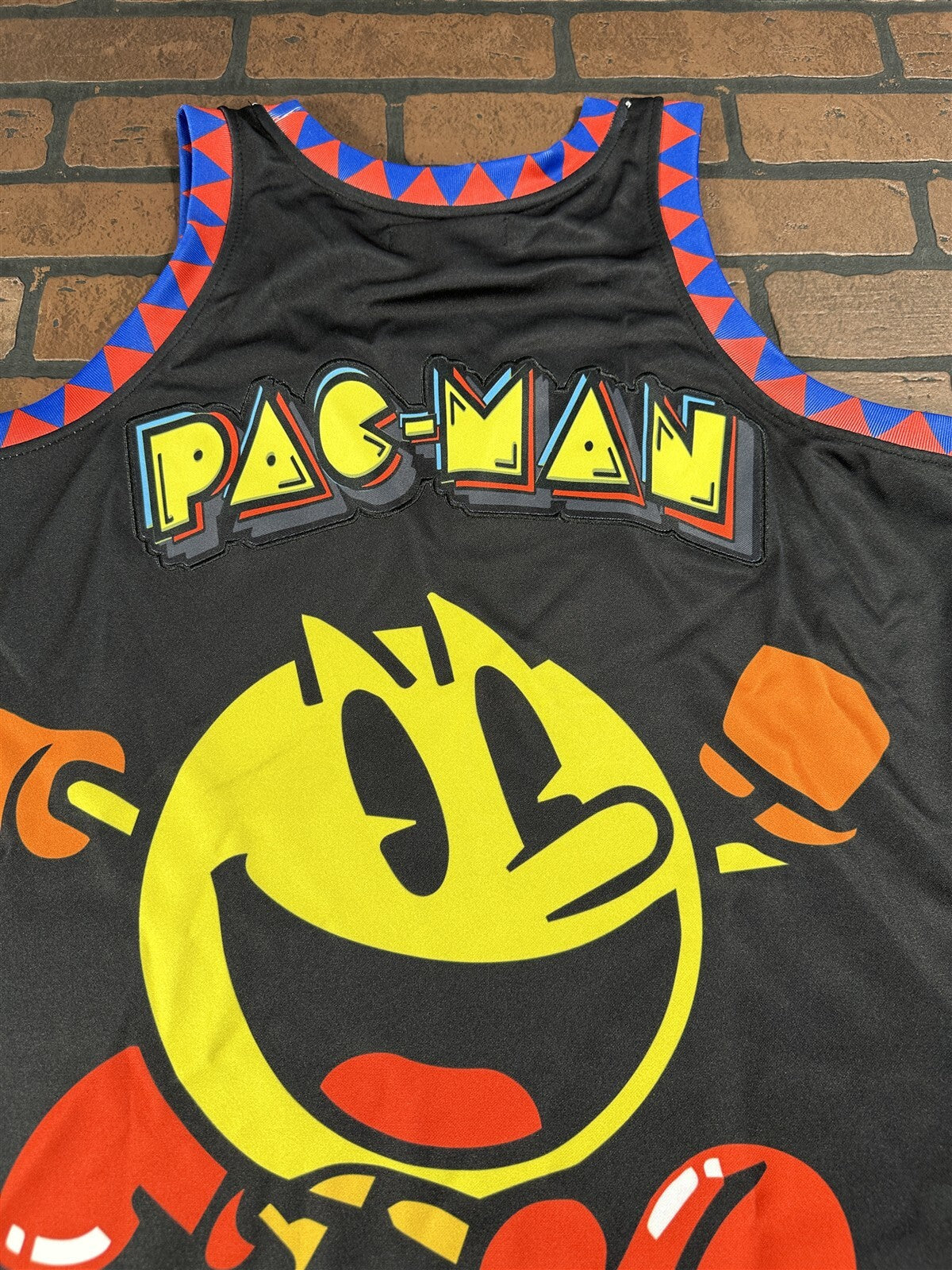PAC MAN Black Headgear Classics Basketball Jersey ~Never Worn~ S M L