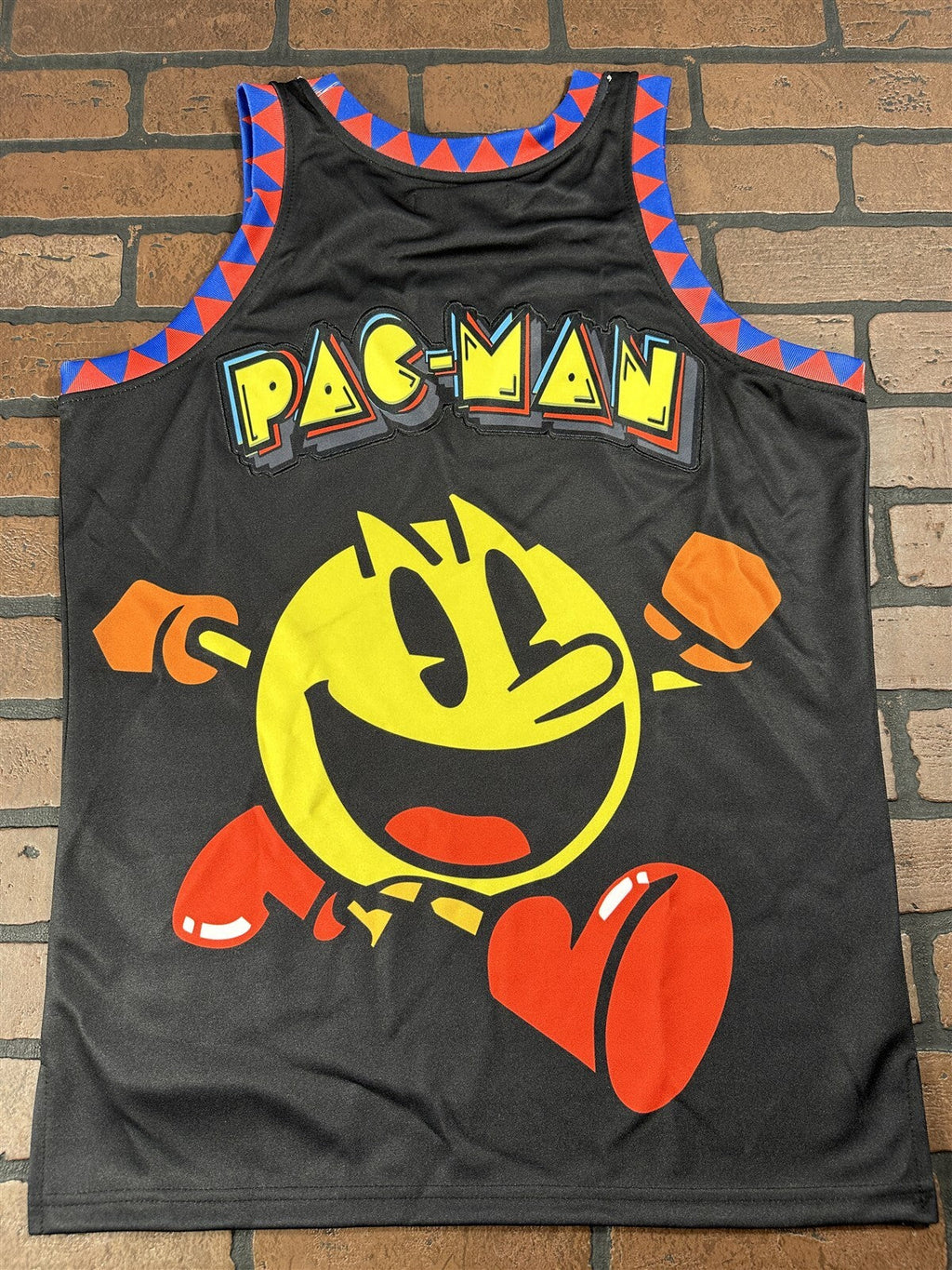 PAC MAN Black Headgear Classics Basketball Jersey ~Never Worn~ S M L