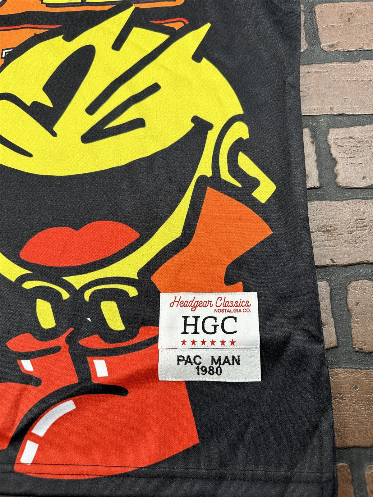 PAC MAN Black Headgear Classics Basketball Jersey ~Never Worn~ S M L